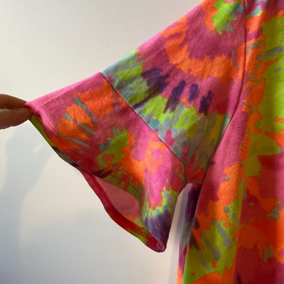 Tie Dye 80s, 90s, Barbie Inspired Top - Picture 3 of 5
